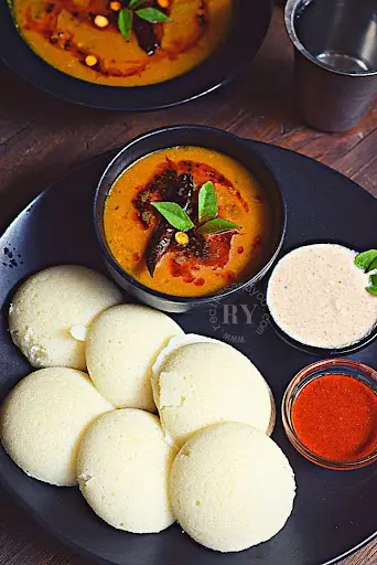 Idli + Sambar + Chutney